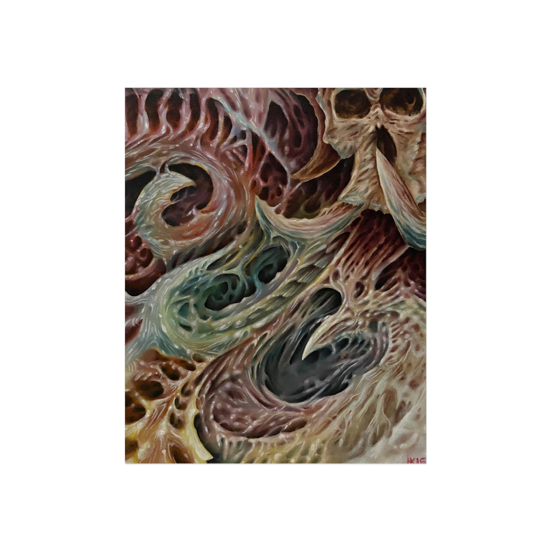 Liquid Slimy Dreams Fine Art Print