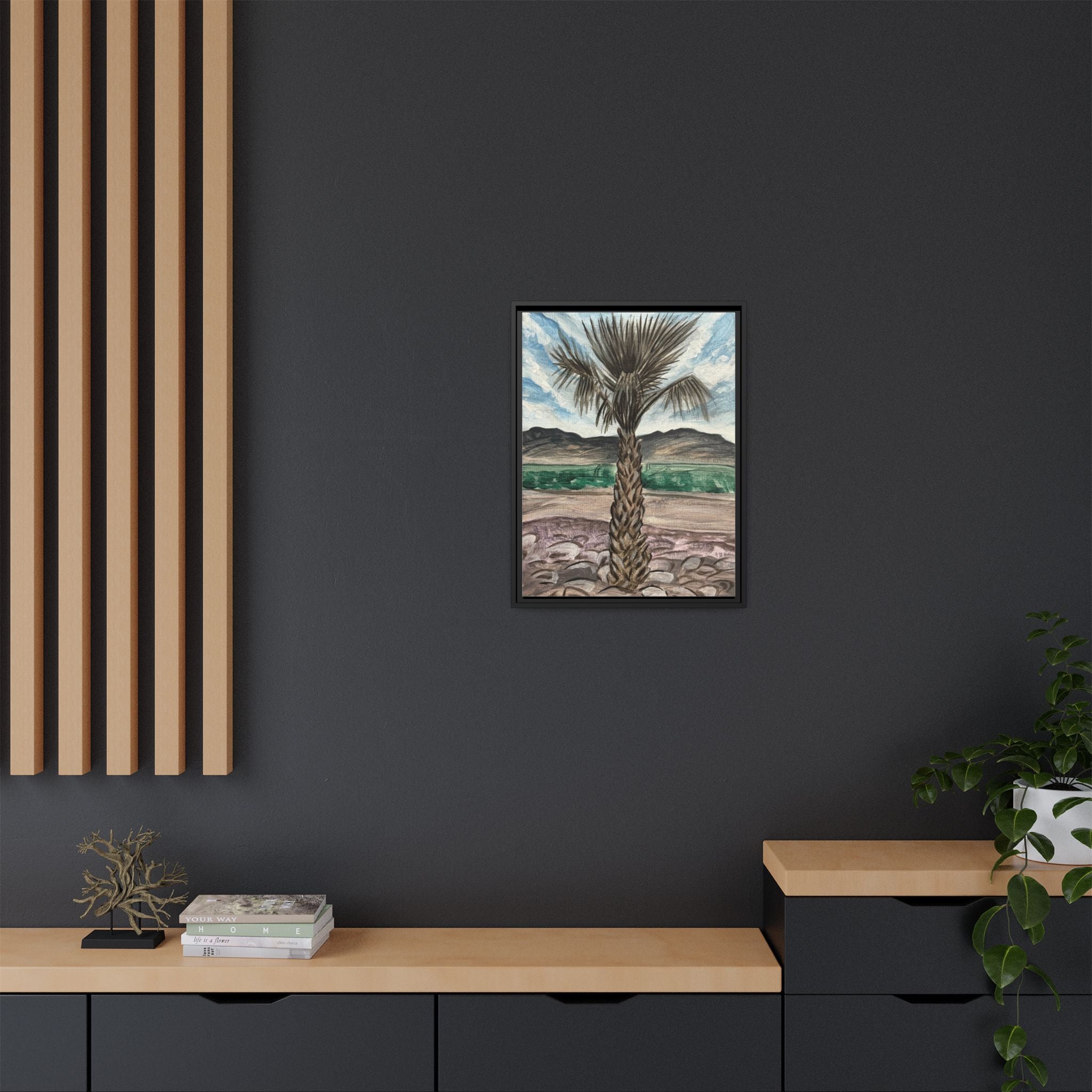 Globe, Arizona - Day 88 - Pushing The Art Framed Canvas