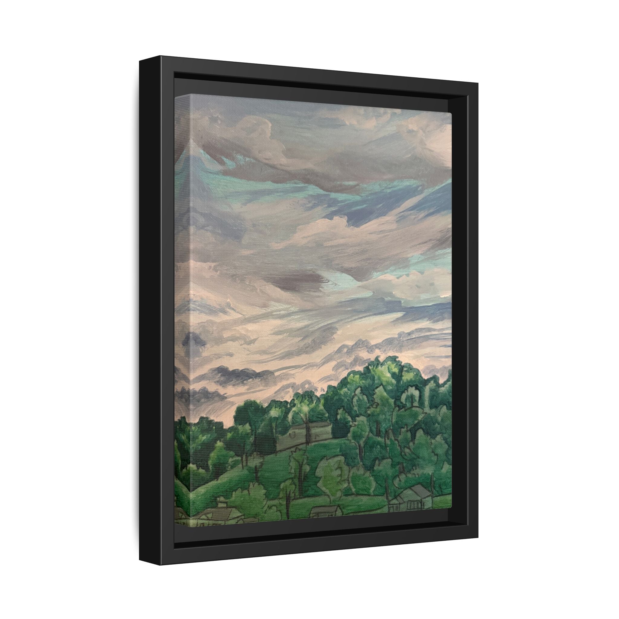 Wytheville, Virginia - Day 19 - Pushing The Art Framed Canvas