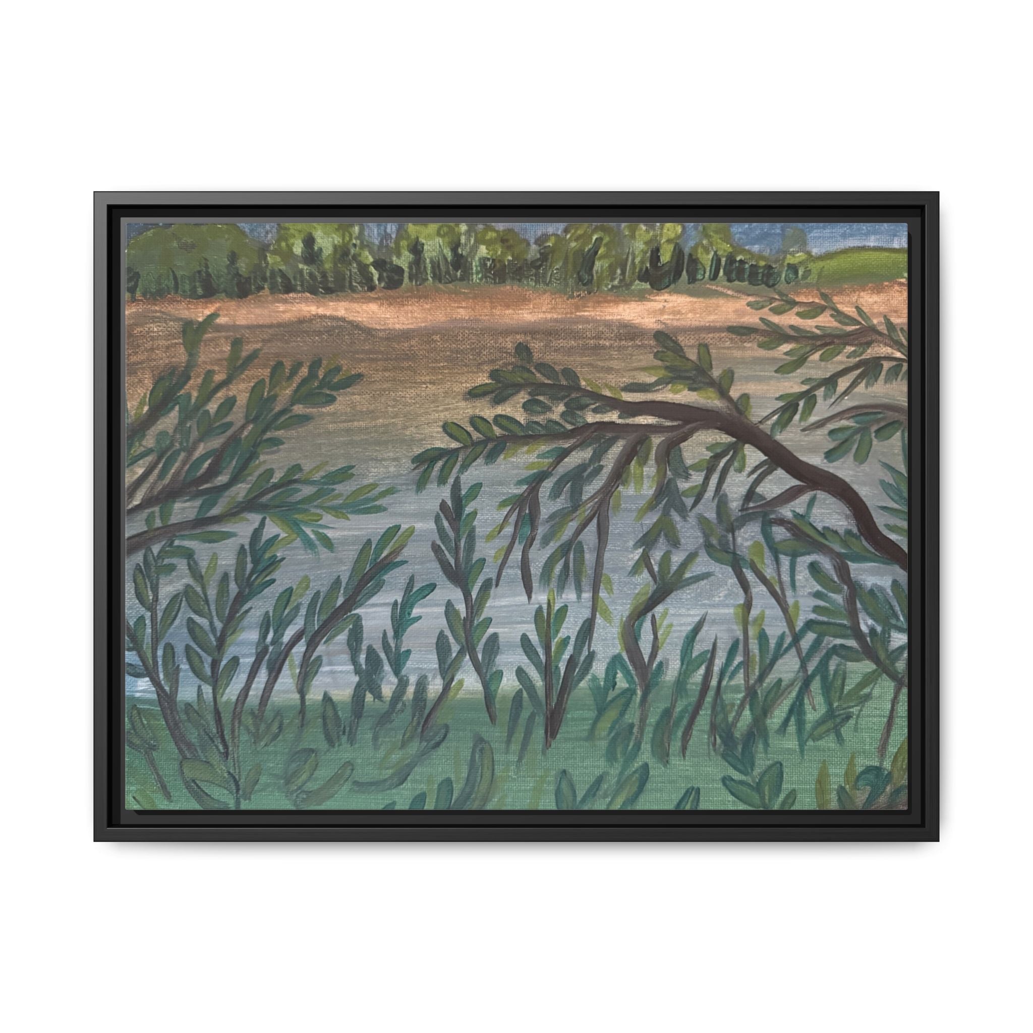 Radford, Virginia - Day 18 - Pushing The Art Framed Canvas