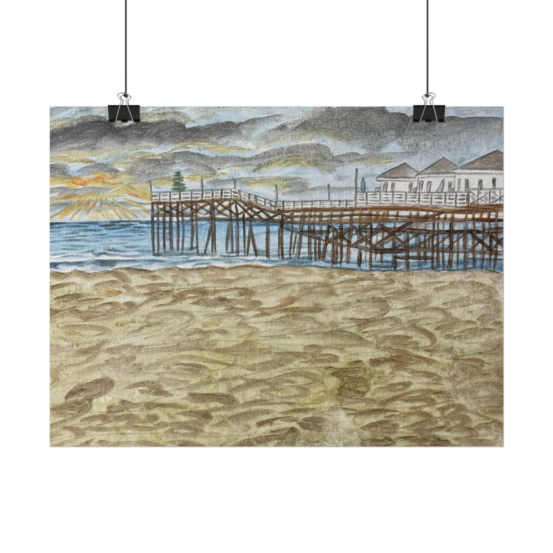 San Diego Crystal Pier, California- Pushing The Art Day 105