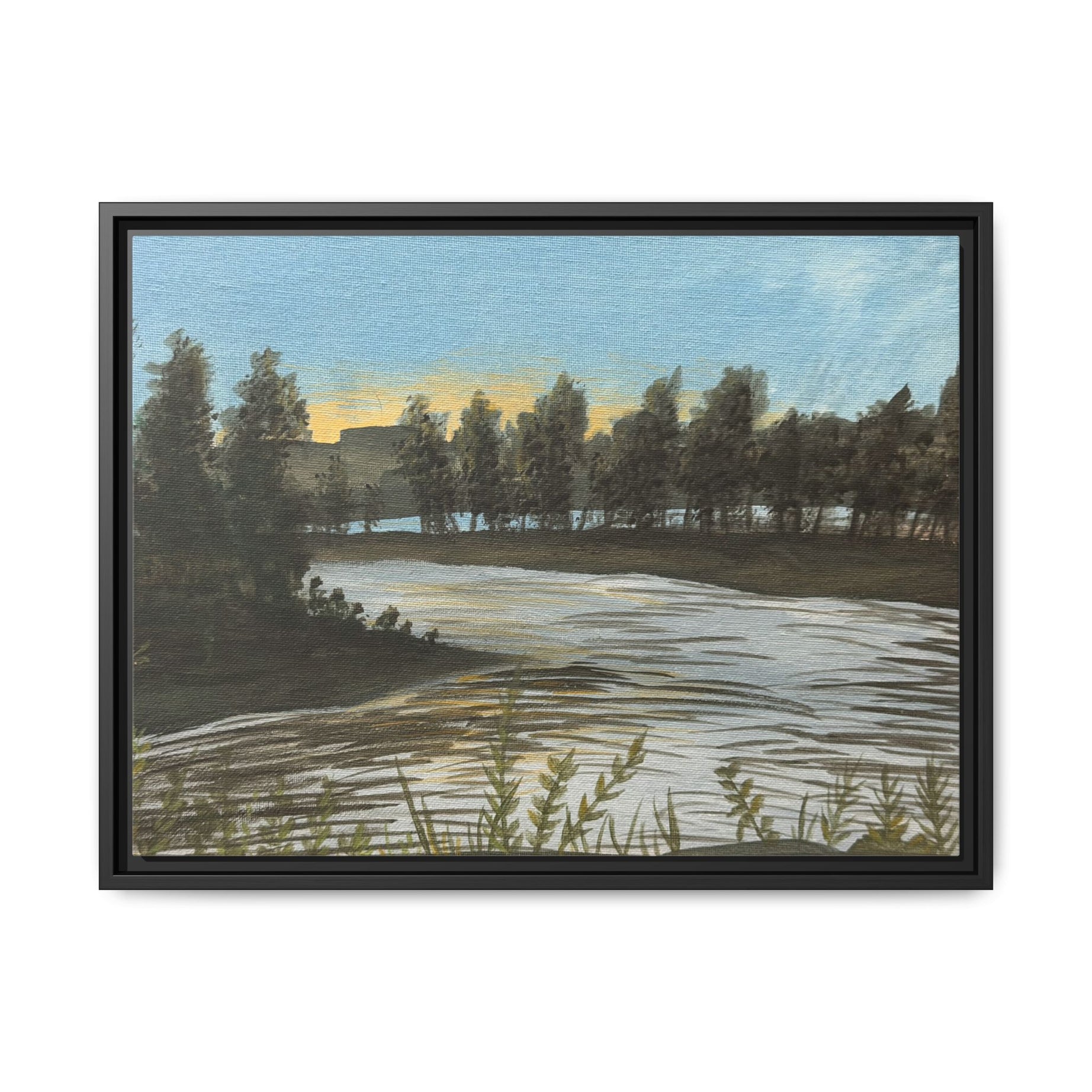 Little Rock, Arkansas - Day 40 - Pushing The Art Framed Canvas