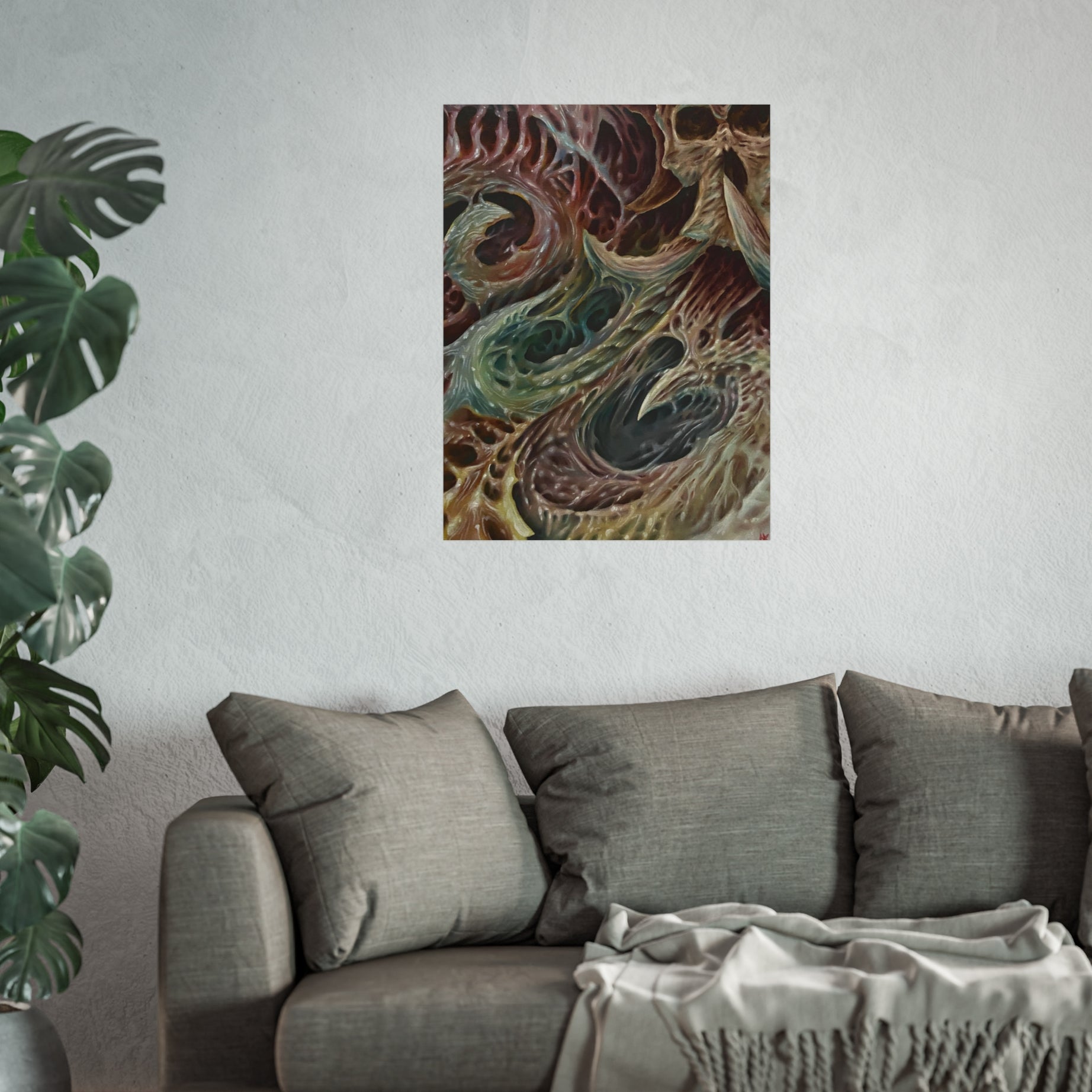 Liquid Slimy Dreams Fine Art Print