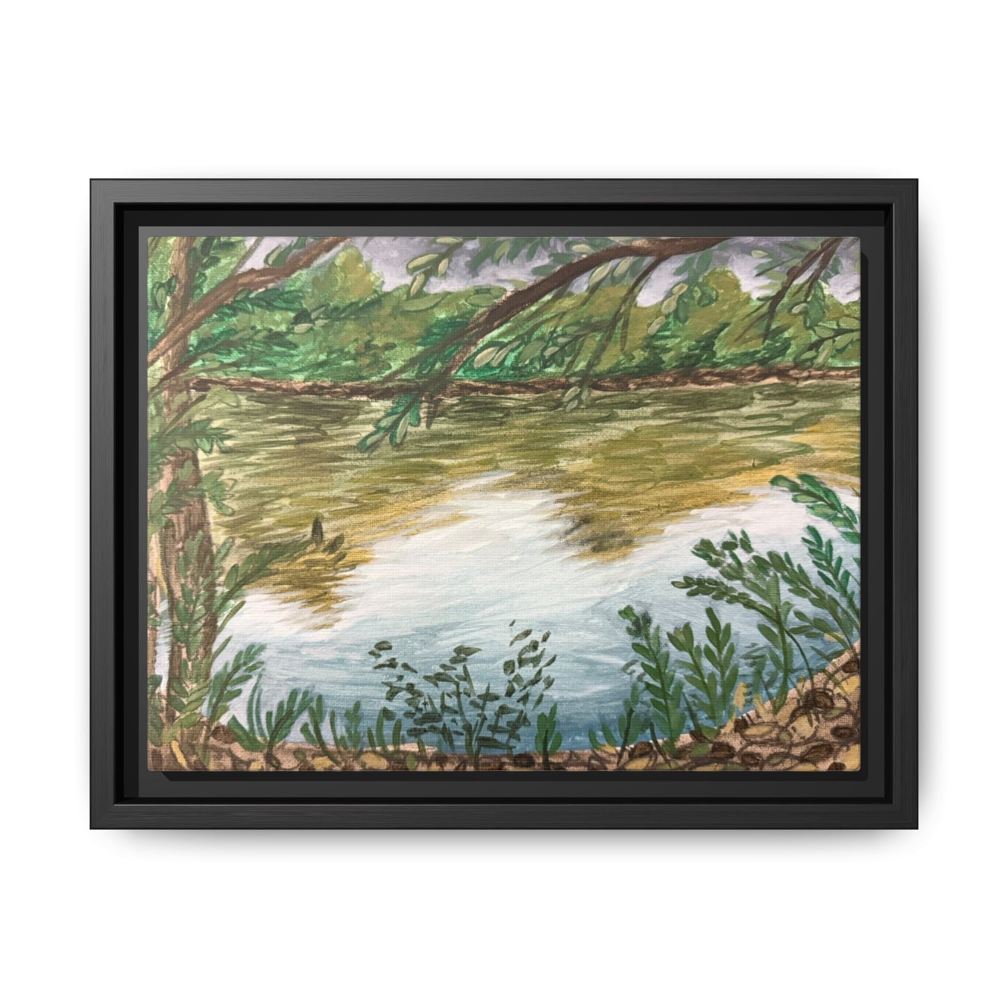 Knoxville, Tennessee - Day 24 - Pushing The Art Framed Canvas