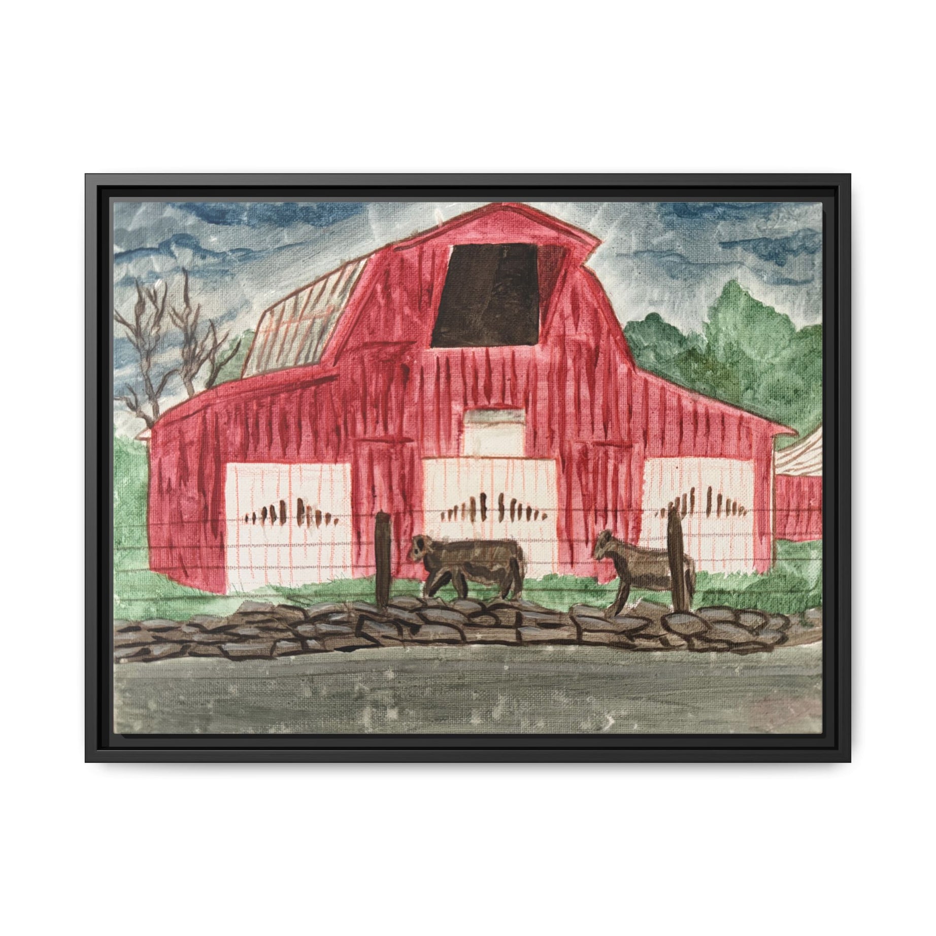 Gordonsville, Tennessee - Day 29 - Pushing The Art Framed Canvas