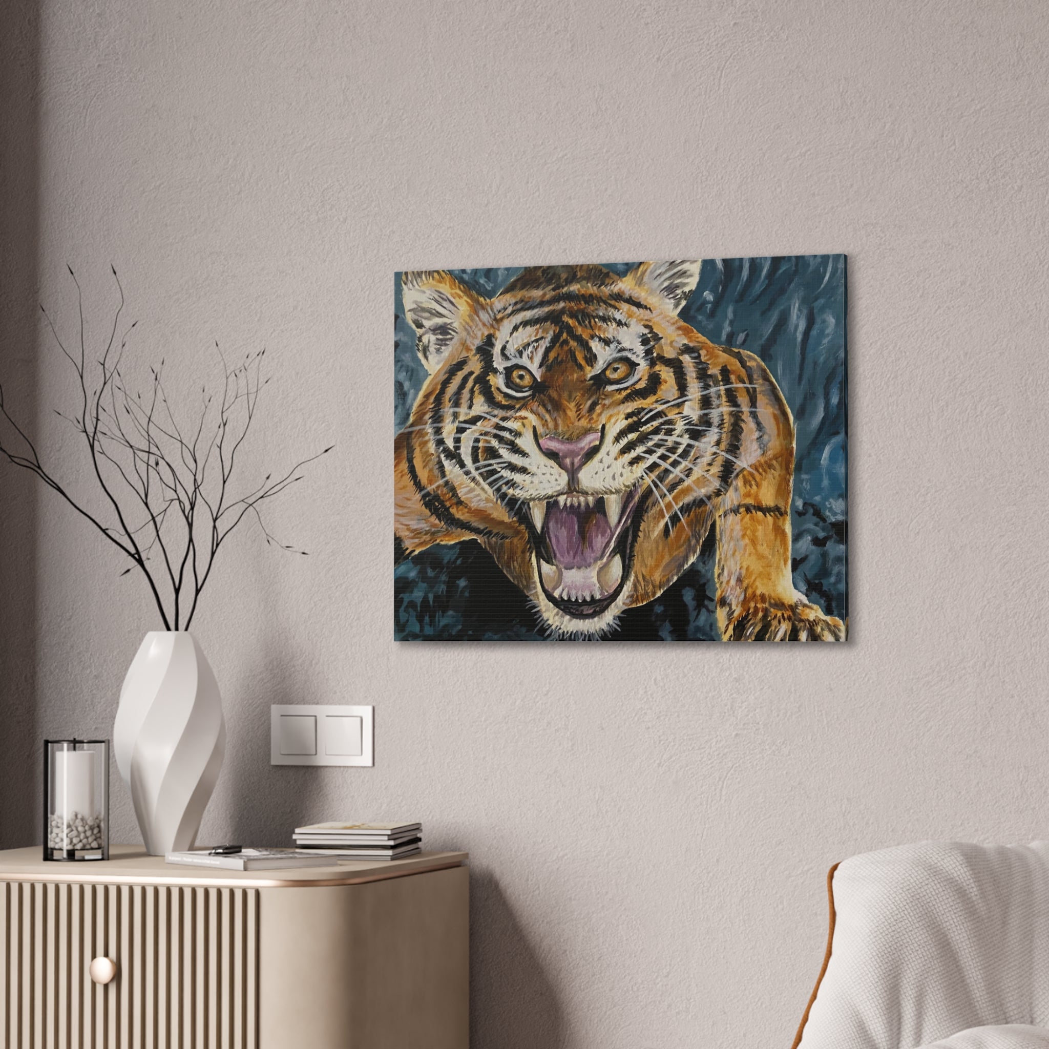 Tiger Tits Canvas