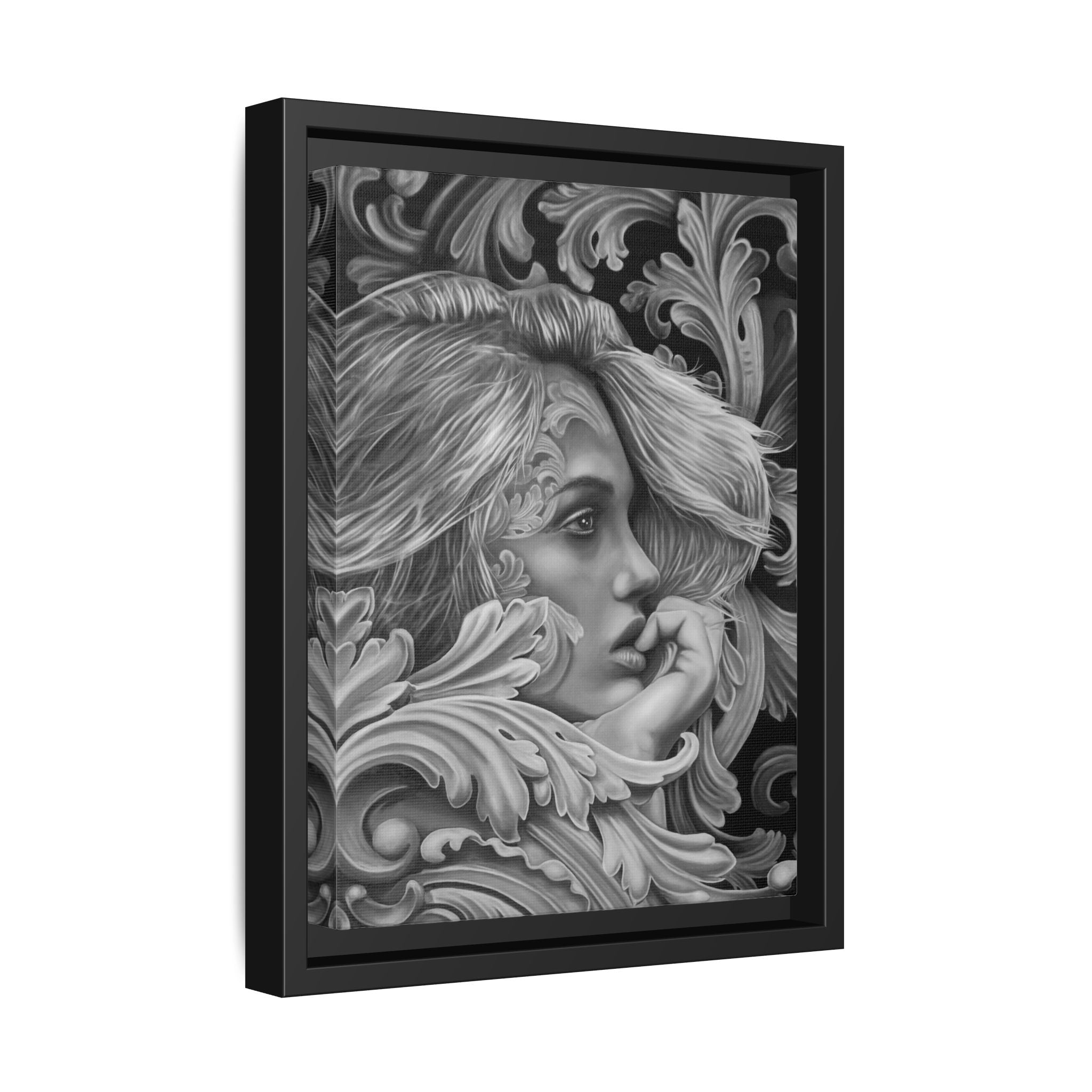 Contemplation Framed Canvas