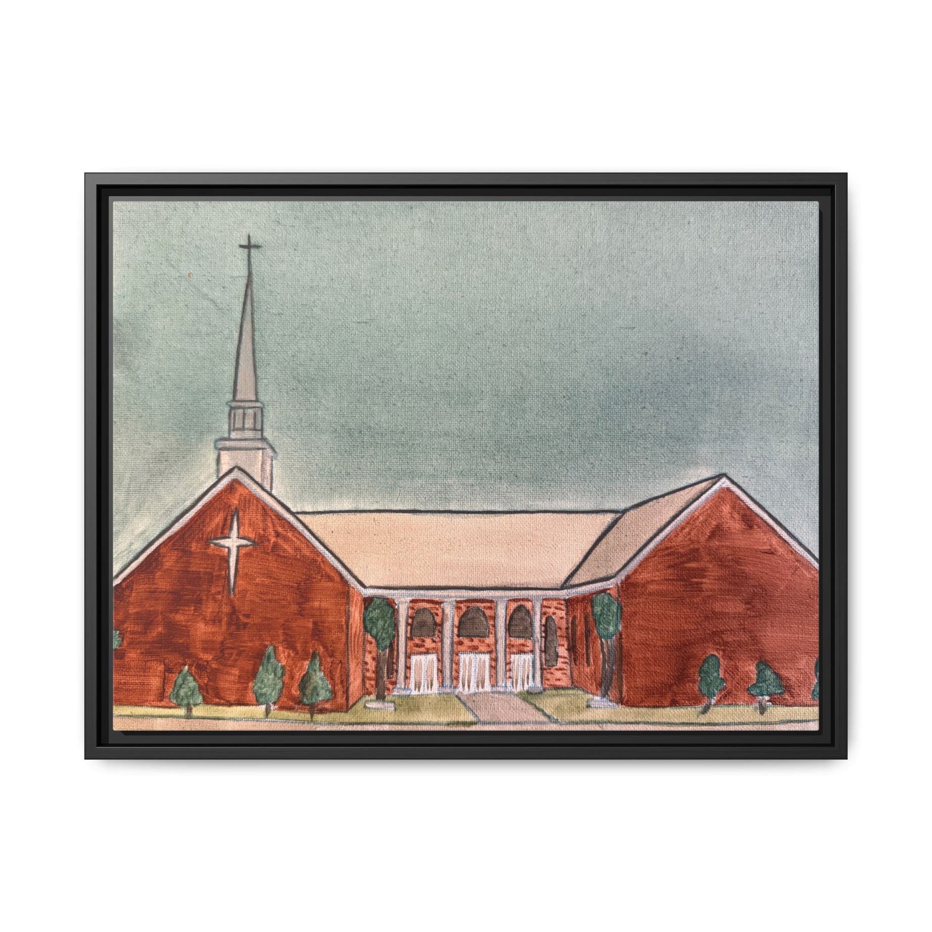 McEwen, Tennessee - Day 33 - Pushing The Art Framed Canvas