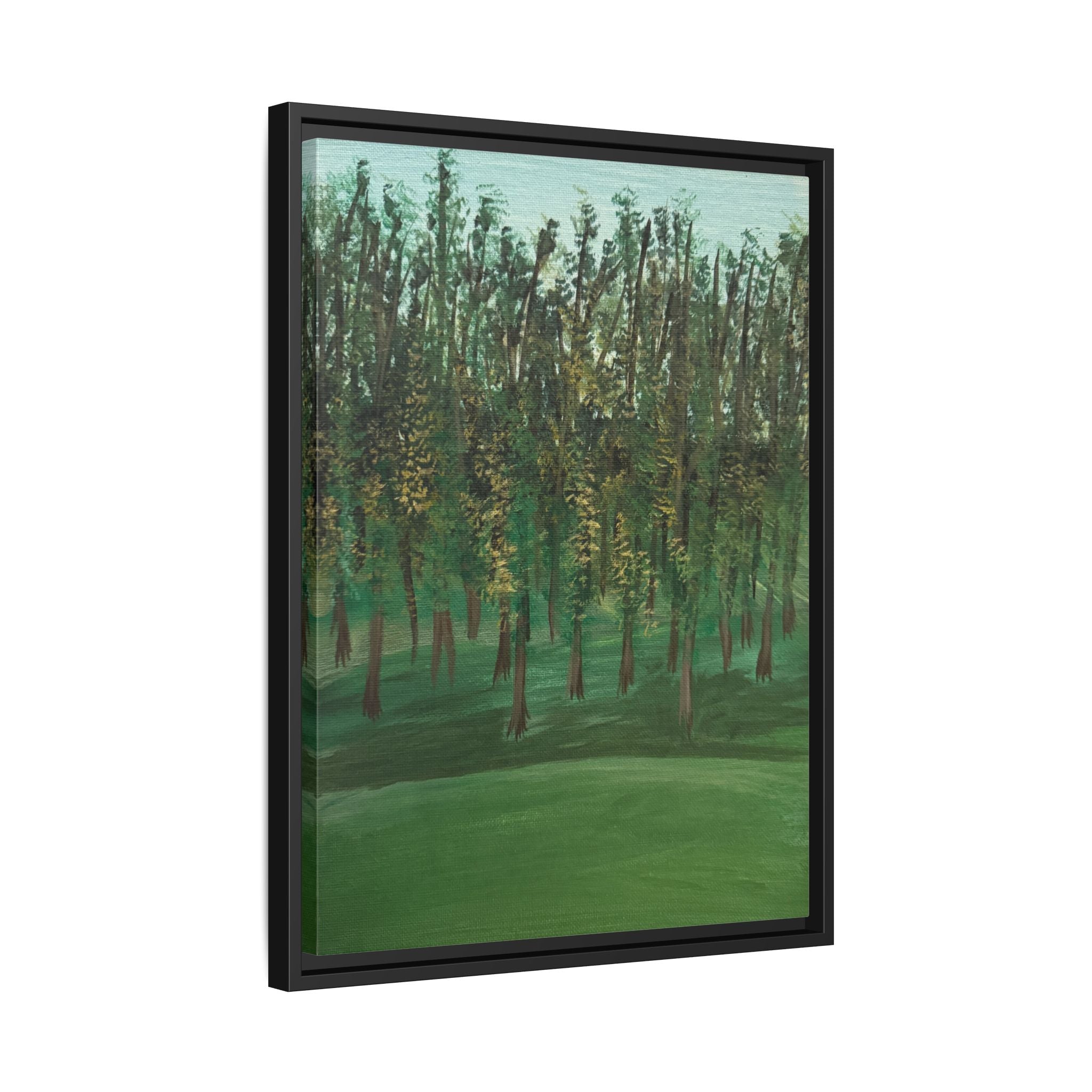 Orange, Virginia - Day 12- Pushing The Art Framed Canvas