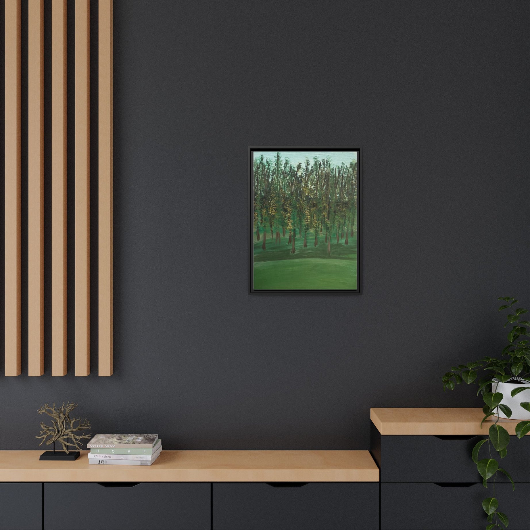 Orange, Virginia - Day 12- Pushing The Art Framed Canvas