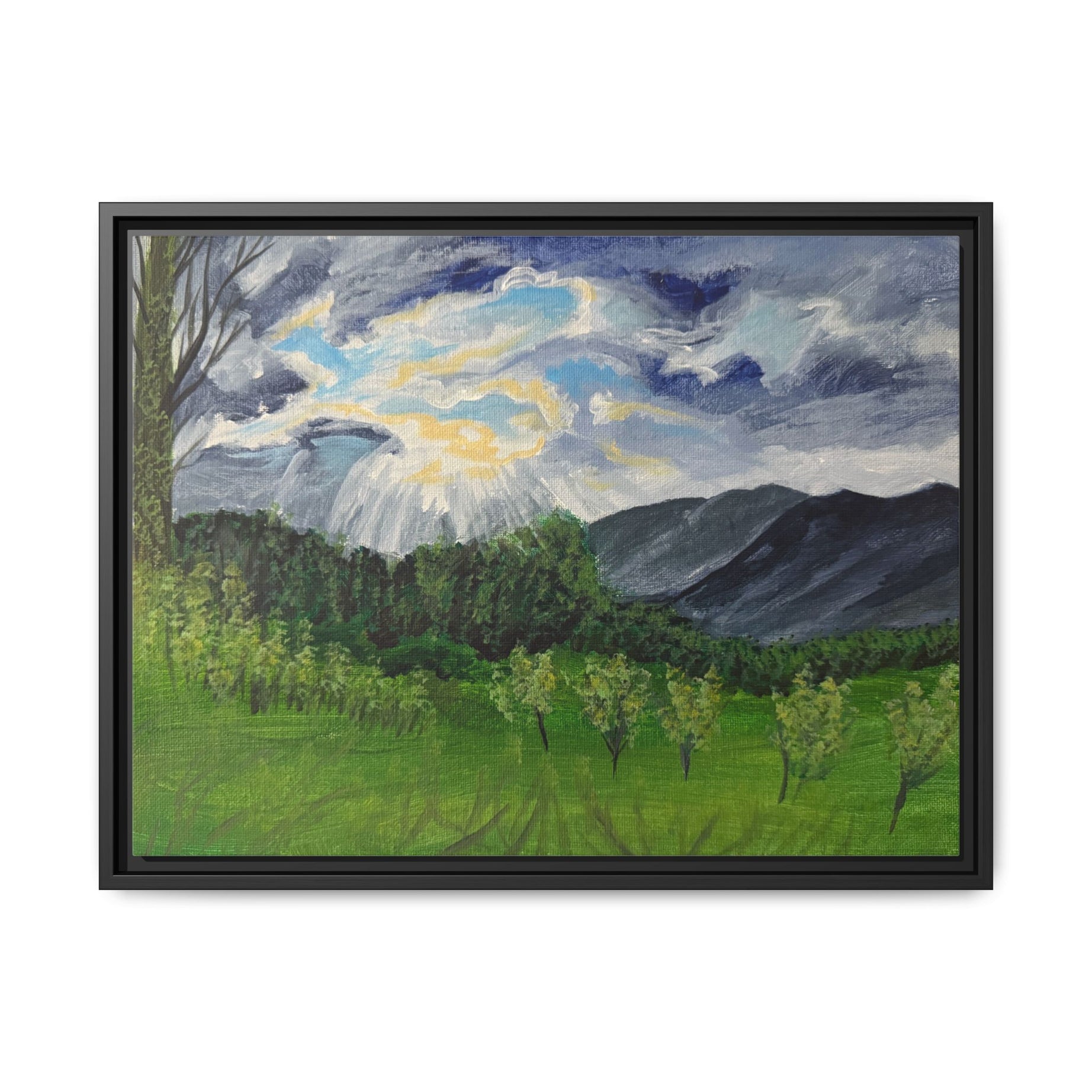 Greenwood, Virginia - Day 13 - Pushing The Art Framed Canvas