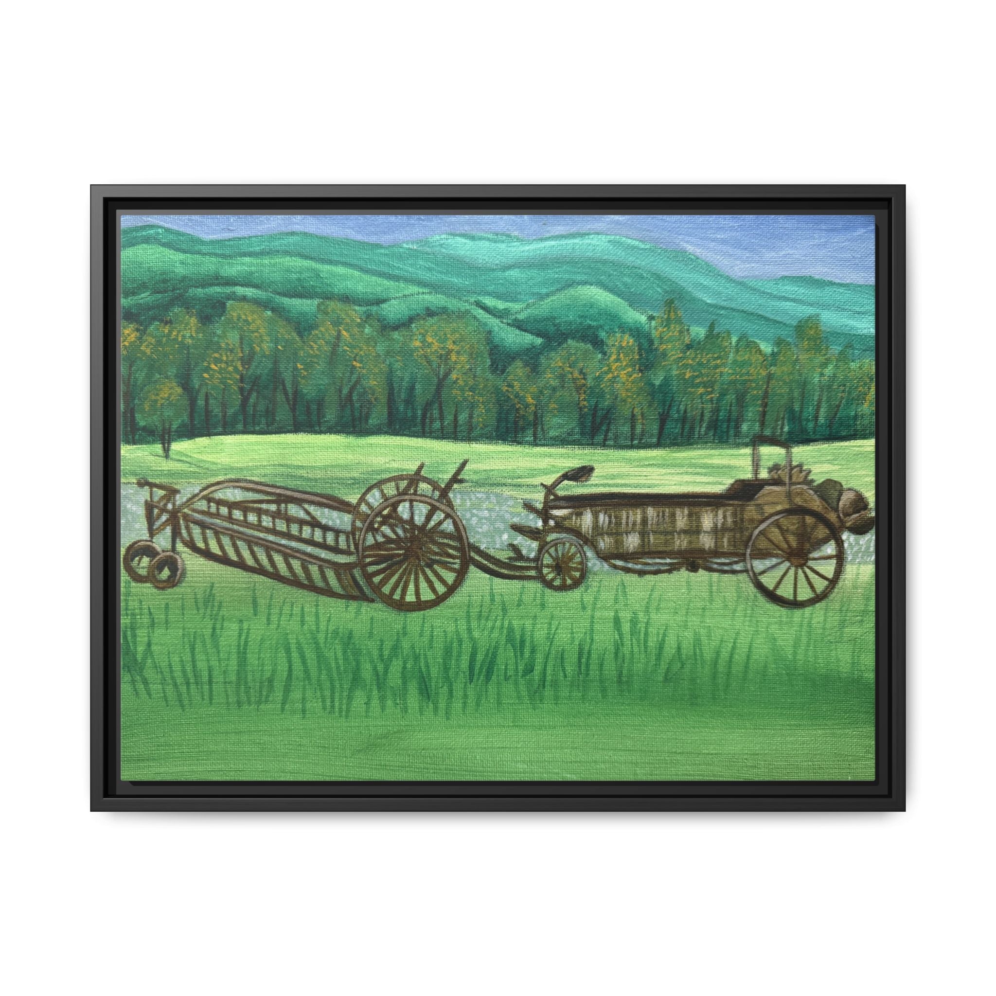 Lafayette, Virginia - Day 17 - Pushing The Art Framed Canvas