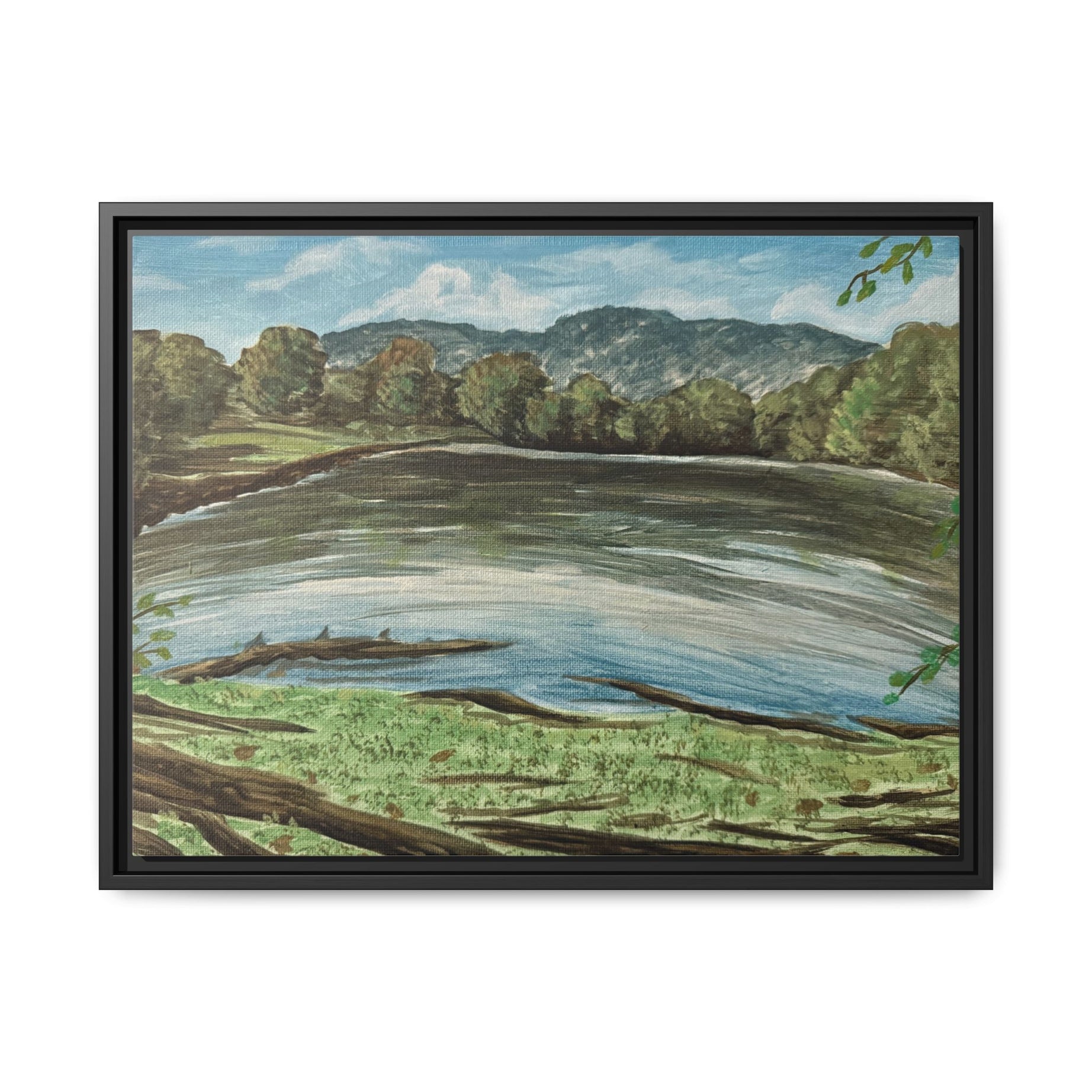 Rockwood, Tennessee - Day 26 - Pushing The Art Framed Canvas