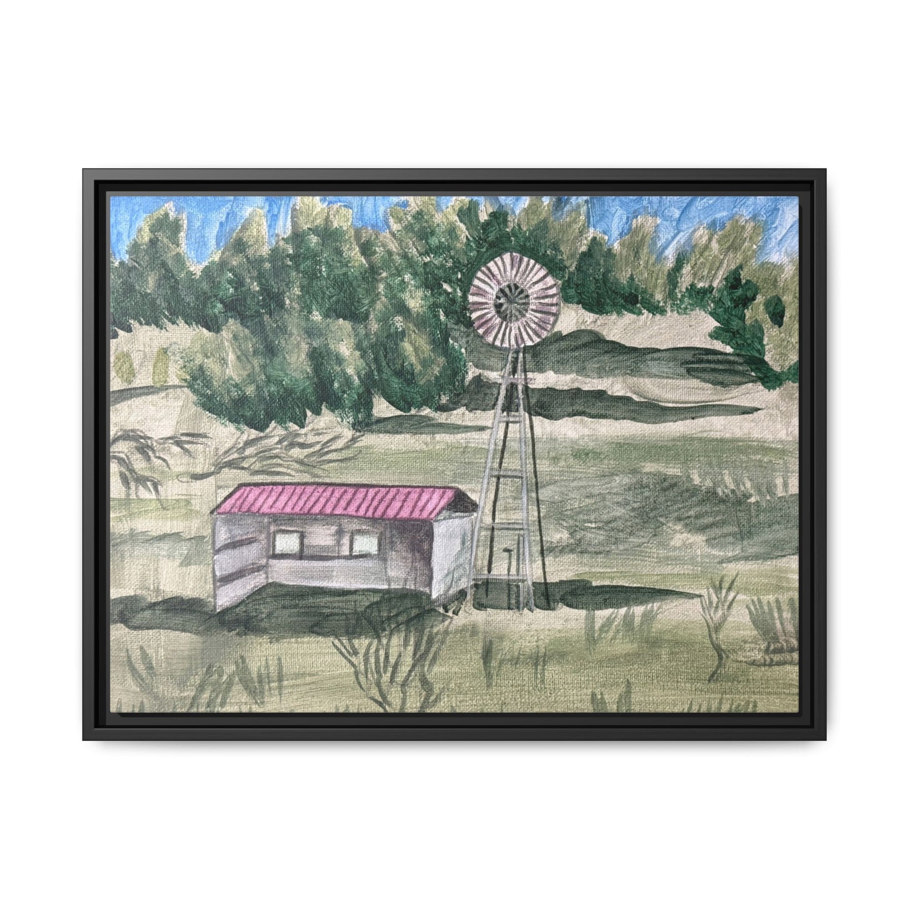 Julian, California - Day 101 - Pushing The Art Framed Canvas