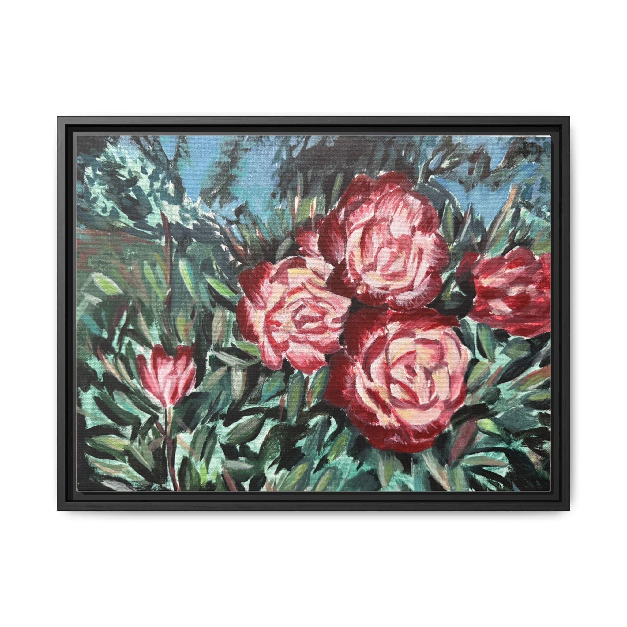 Balboa Rose - Pushing The Art Framed Canvas