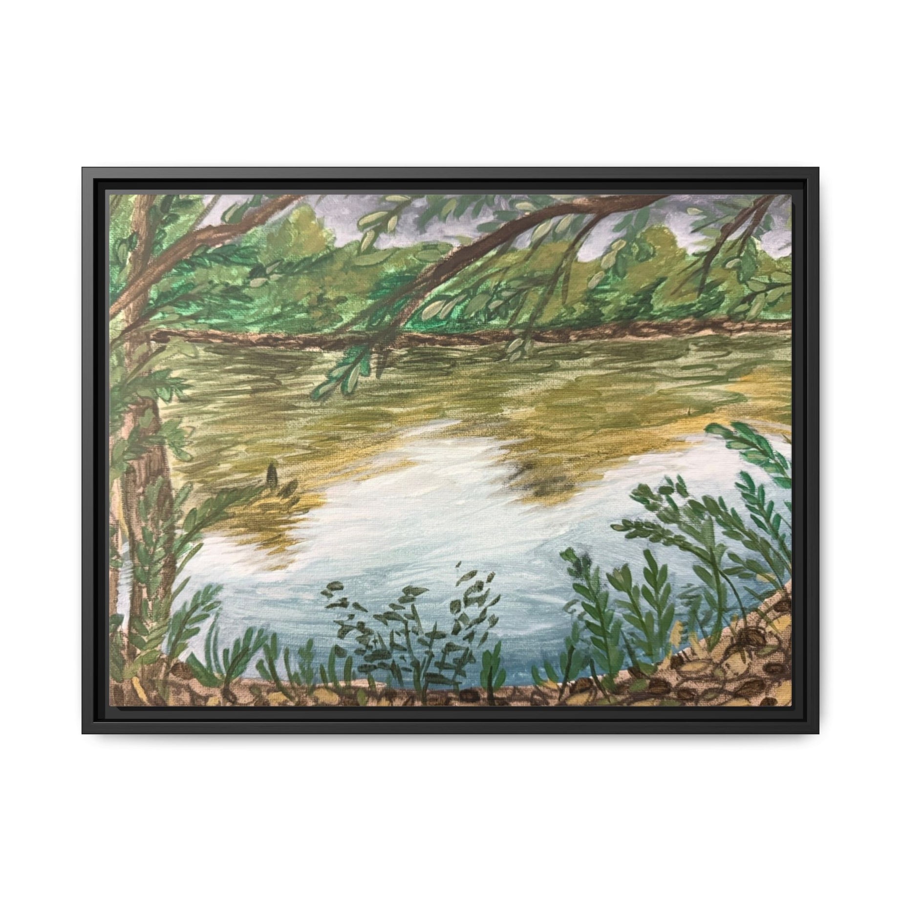 Knoxville, Tennessee - Day 24 - Pushing The Art Framed Canvas