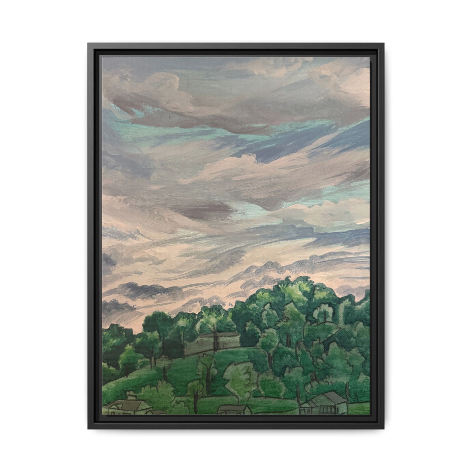 Wytheville, Virginia - Day 19 - Pushing The Art Framed Canvas