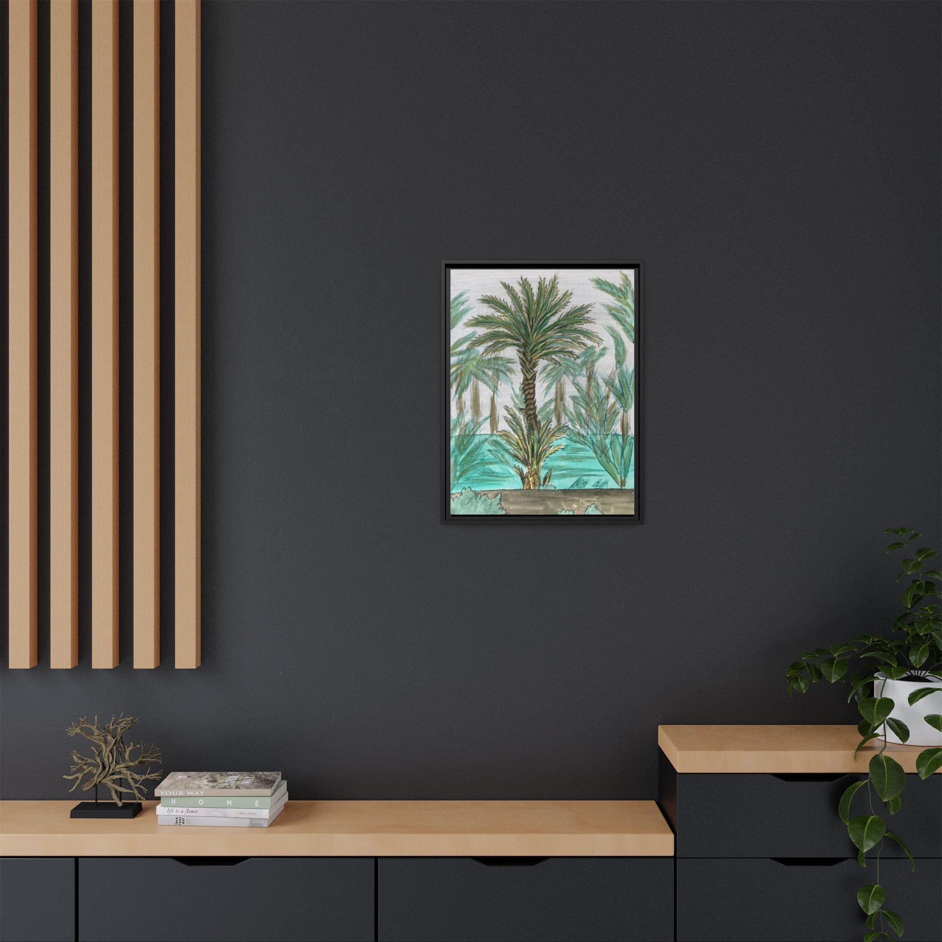 Dateland, Arizona - Day 95 - Pushing The Art Framed Canvas