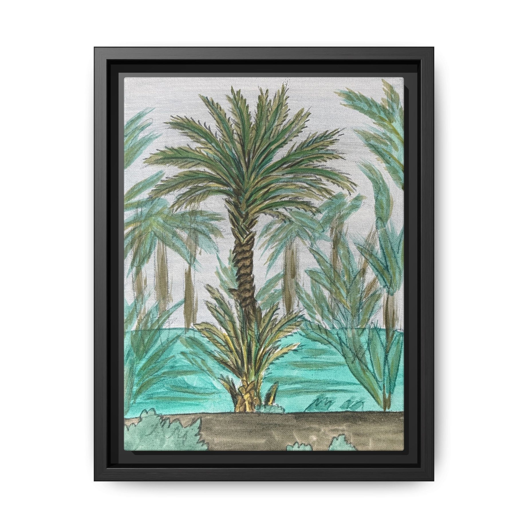 Dateland, Arizona - Day 95 - Pushing The Art Framed Canvas