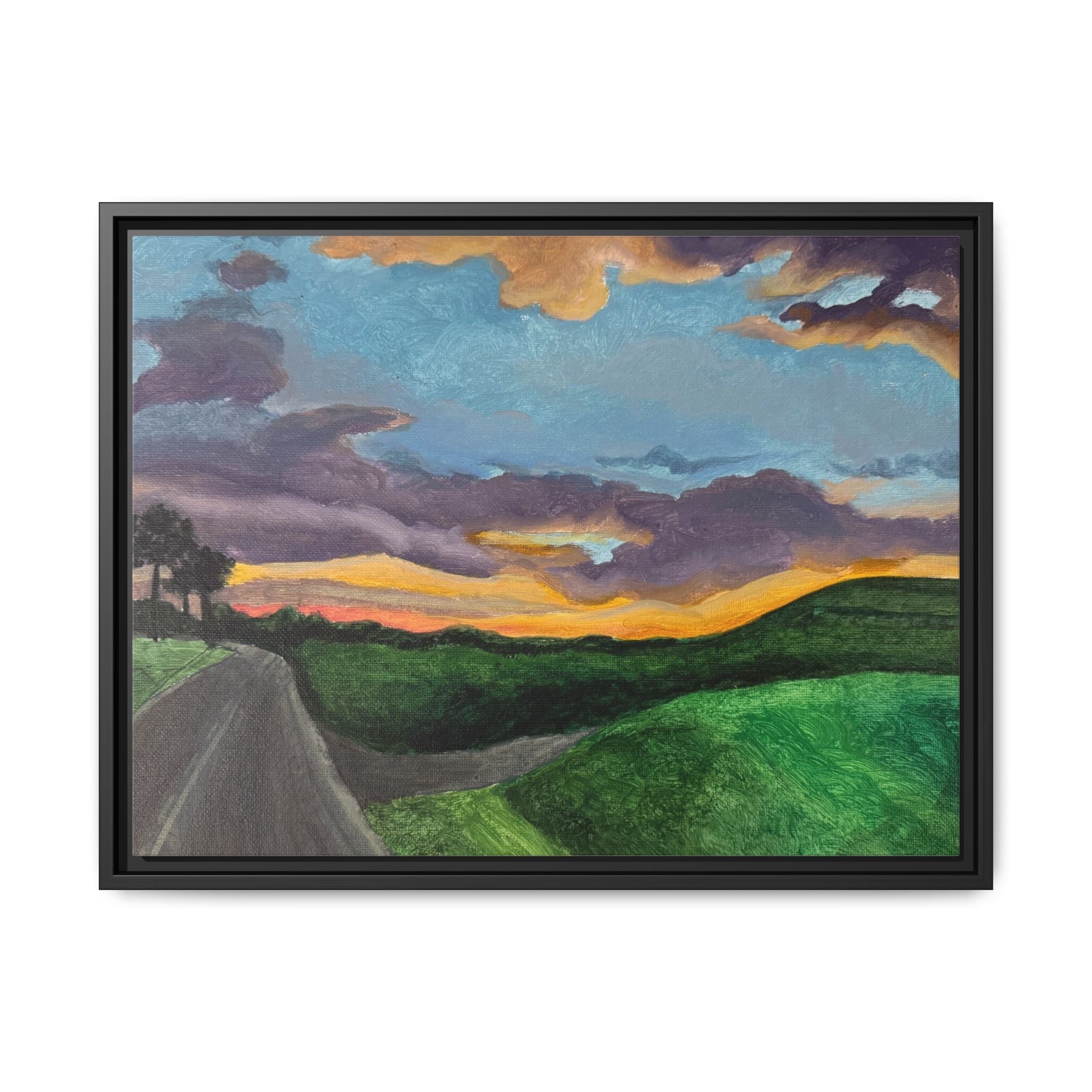 Bristol, Virginia - Day 21 - Pushing The Art Framed Canvas