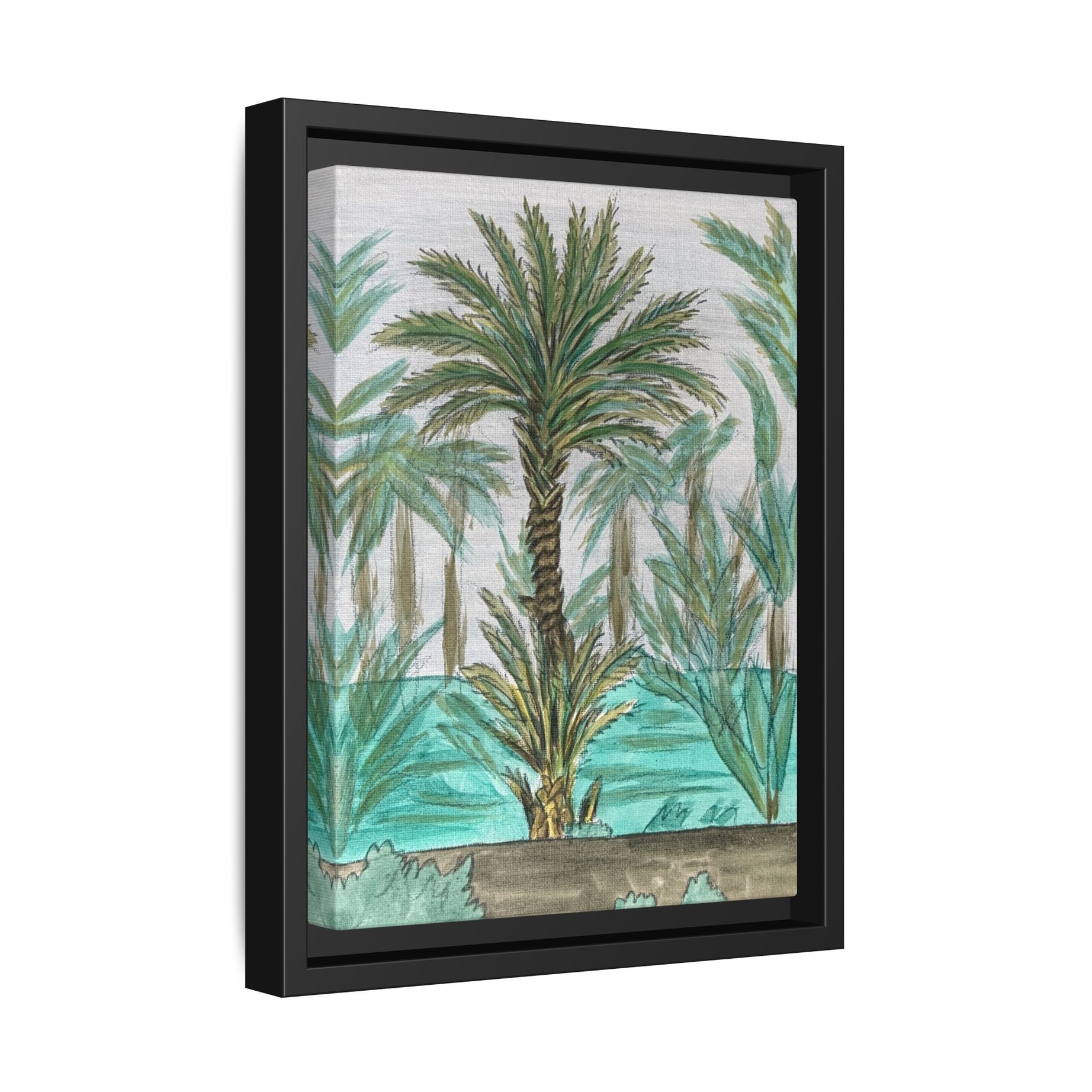 Dateland, Arizona - Day 95 - Pushing The Art Framed Canvas