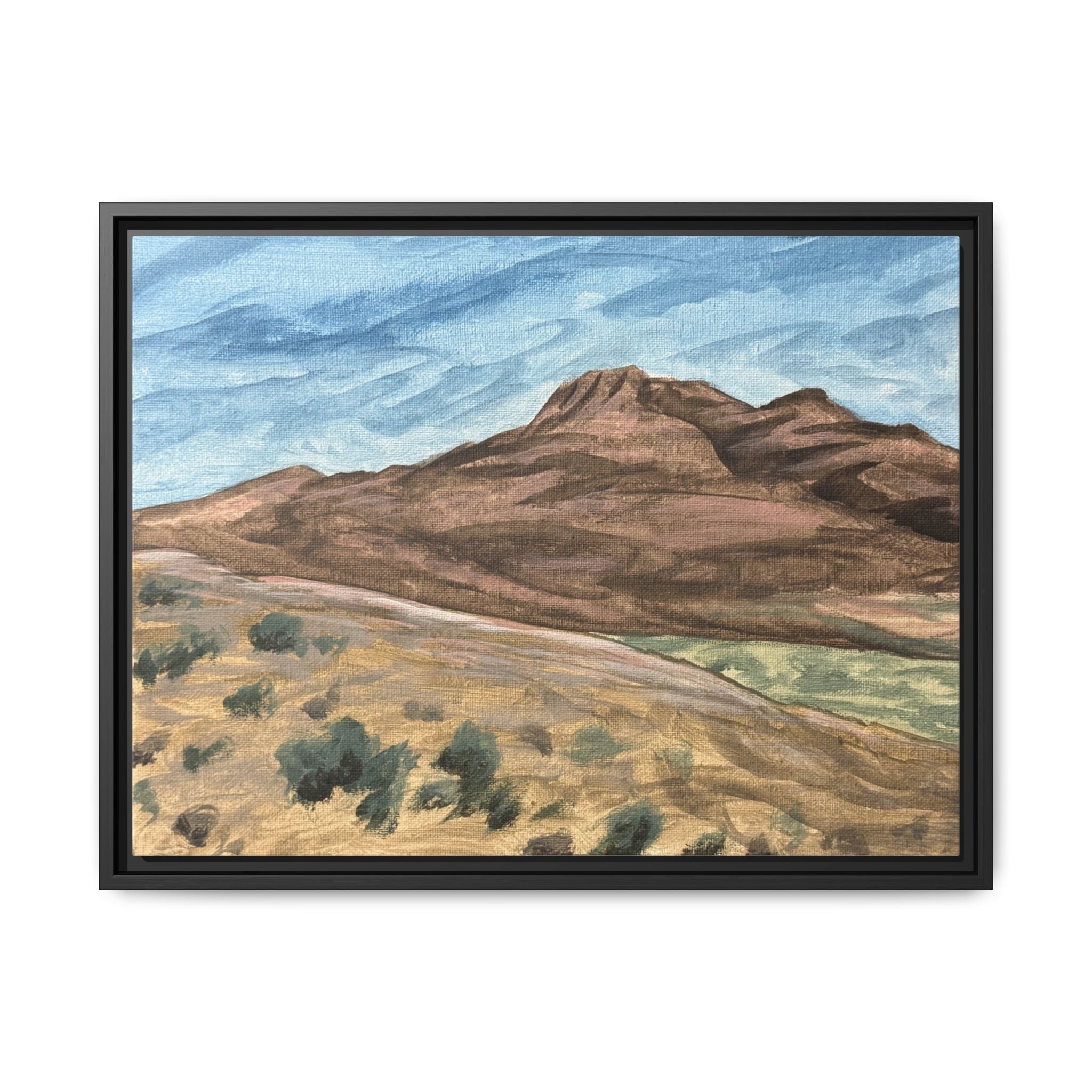 Kent, Texas - Day 70 - Pushing The Art Framed Canvas