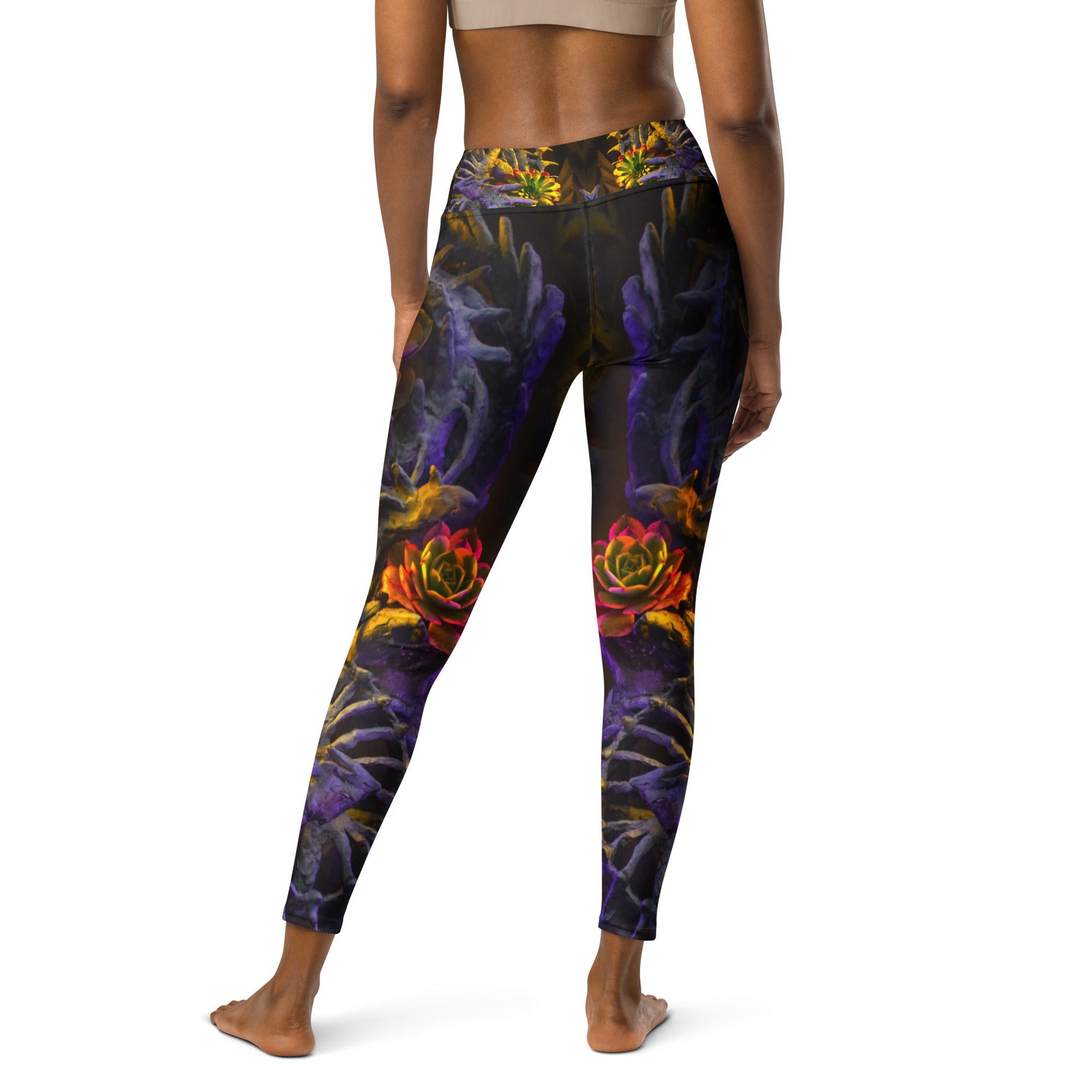 Bio Organic Yoga Leggings Flora