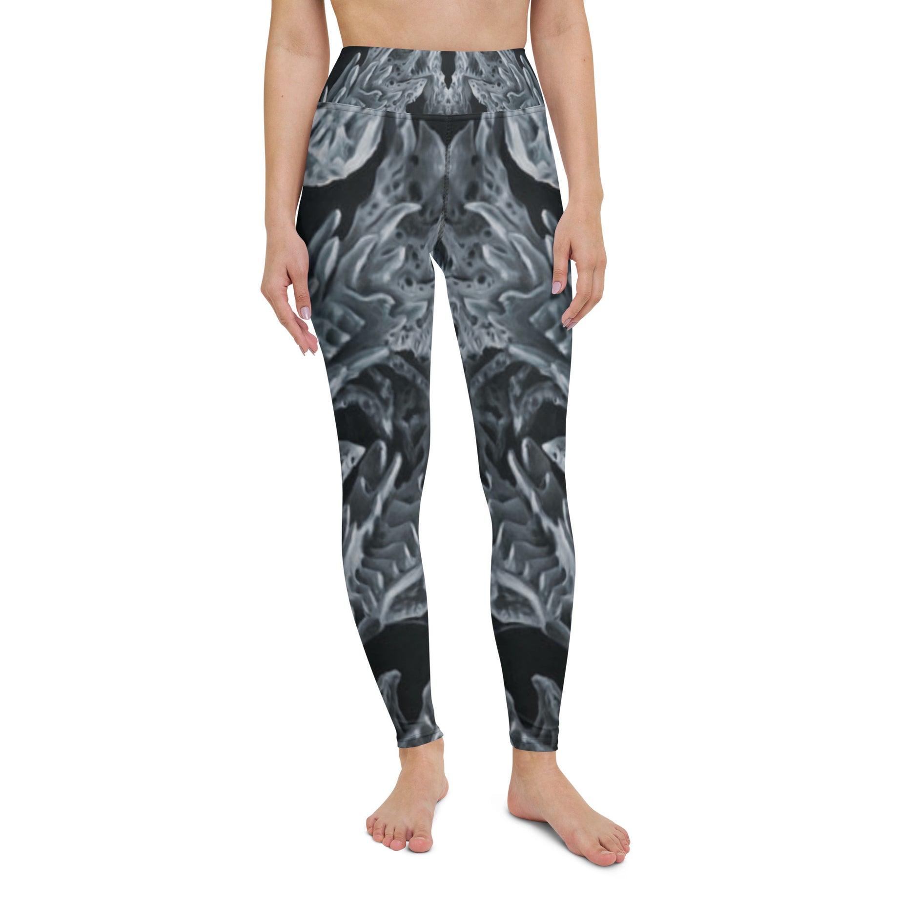 Bio Organic Yoga Leggings Dinosaur Boneyard