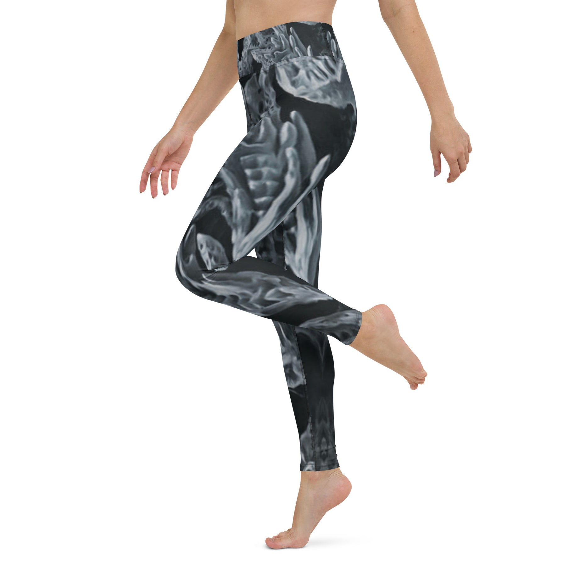 Bio Organic Yoga Leggings Dinosaur Boneyard