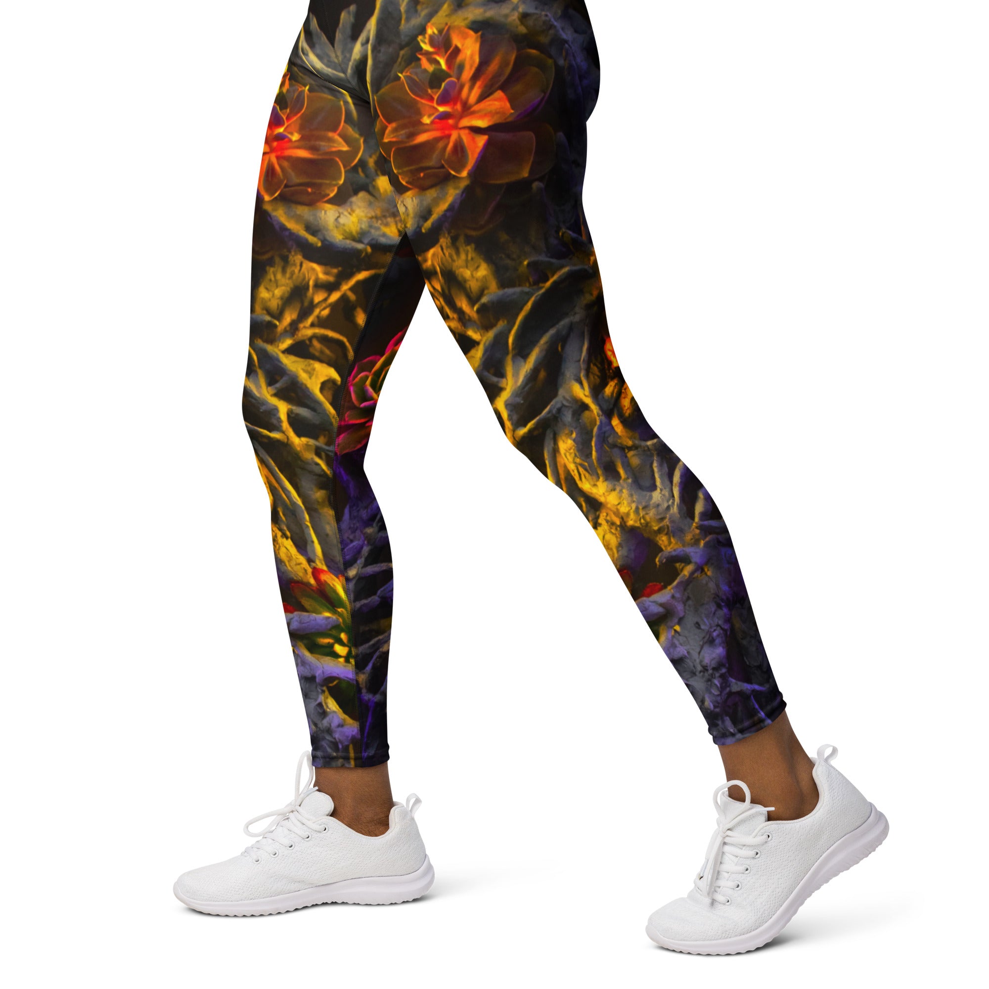 Bio Organic Yoga Leggings Flora