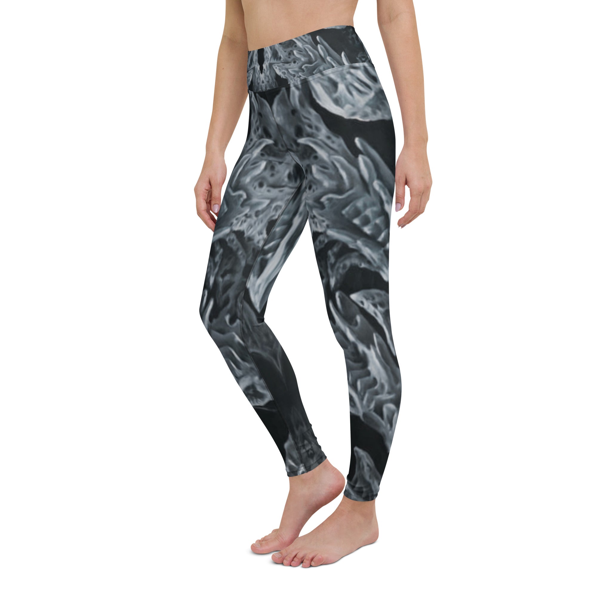 Bio Organic Yoga Leggings Dinosaur Boneyard