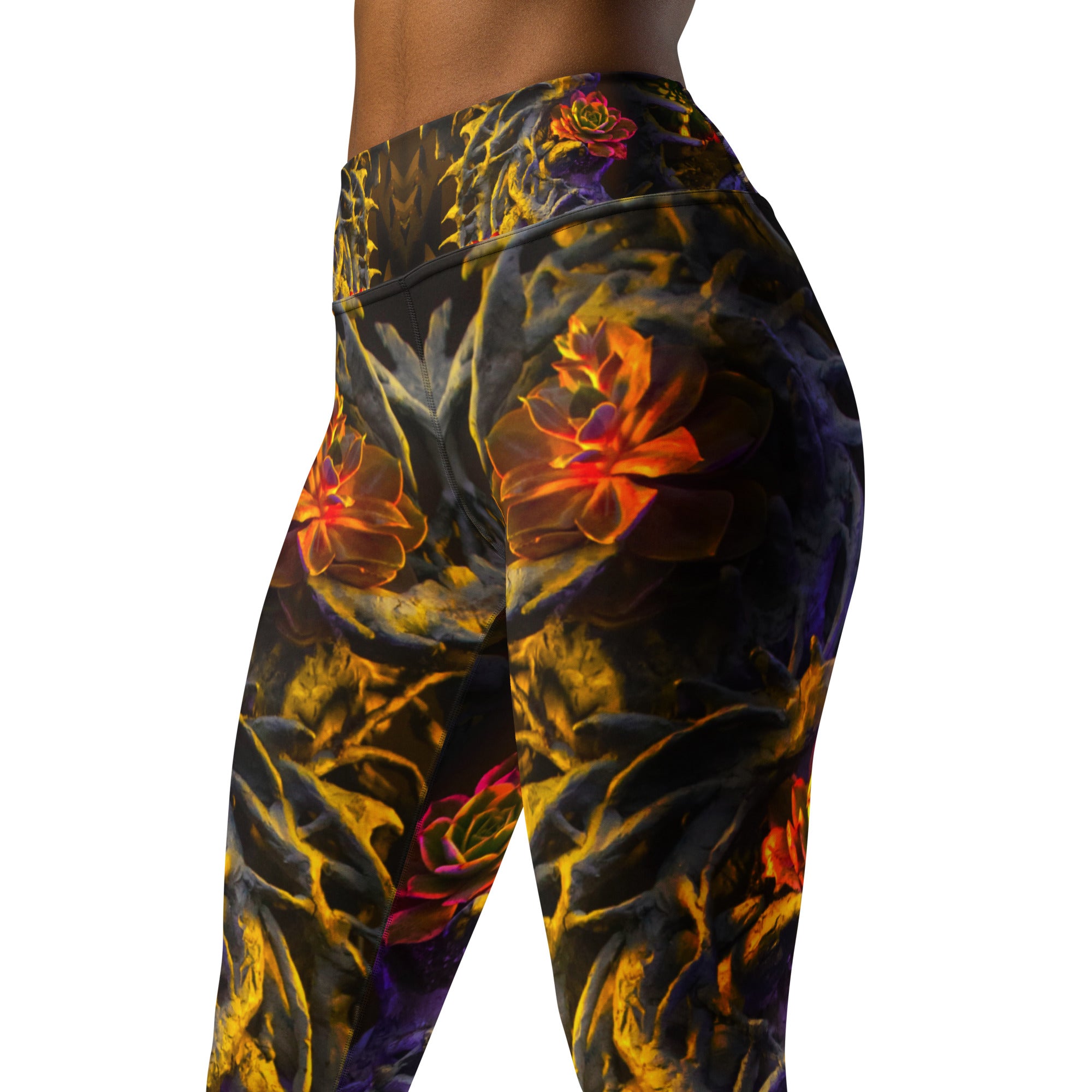 Bio Organic Yoga Leggings Flora